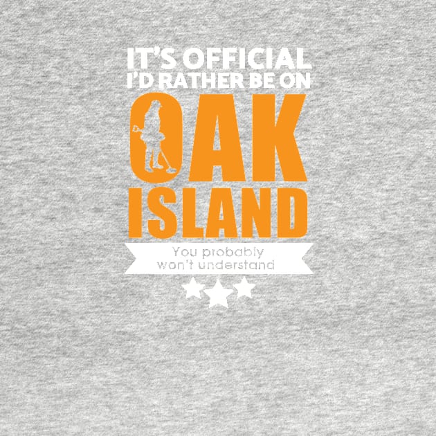 Oak Island metal detecting t-shirt by Diggertees4u